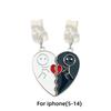 1 Pair of Heart-Shaped Couple Stick Figure Phone Dust Plugs, 2pcs Keep the Phone Ports Clean and Add a Romantic Touch, Stylish and Practical