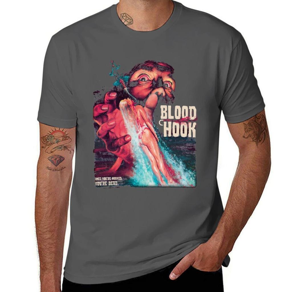 Blood Hook Essential Tshirt Sweat Absorbing Sports Tee Shirt