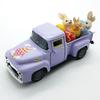 Reconstructed Old Man'S Truck Model Easter Bunny Egg Decoration Item Alloy Car Model