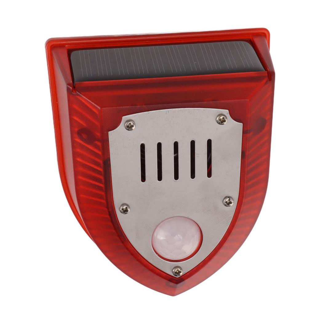 Solar Alarm Animal Repeller Induction Sound Light Siren Outdoor Alarm Support for Orchard Tea