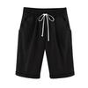 Girl Summer Shorts Elastic Waist Adjustable Drawstring Casual Shorts with Pockets Loose Fit Wide Leg Shorts