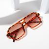Vintage Sunglasses Women Men Square Big Frame Sun Glasses Female Brand Designer Retro Shades Fashion Double Beams