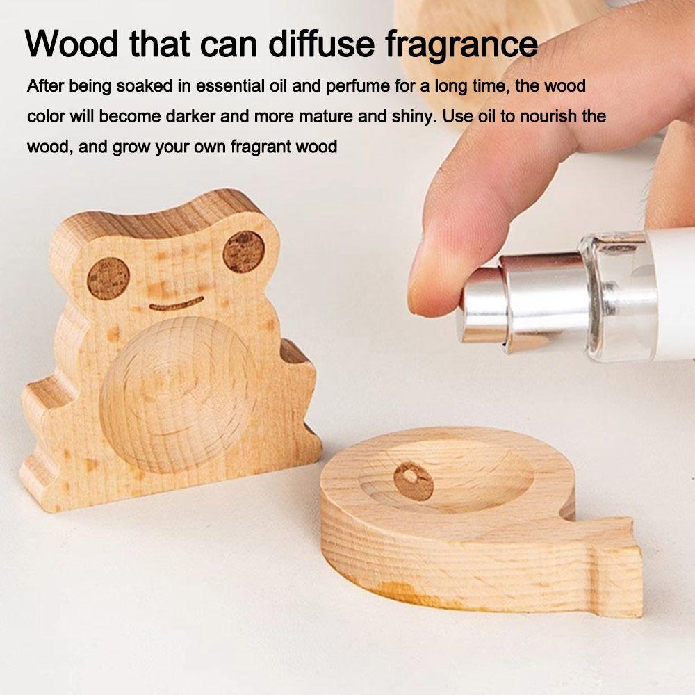 Wooden Essential Oil Diffuser Long-lasting Floral Wood Ornaments New Aromatherapy Inhaler
