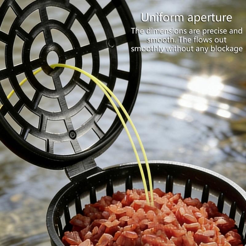 Professional Baits Dispenser With Removable Floating Ball For Convenient Maintenance And Spreading of Baits In Fishing