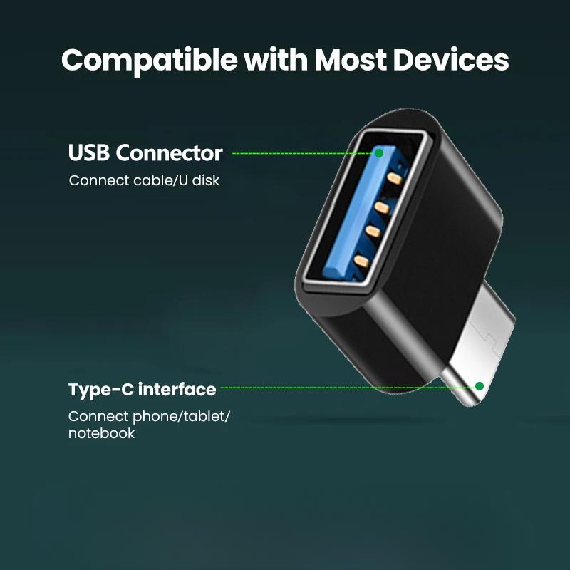 Type C to USB Adapter 3.0 USB-C 3.1 Male OTG A Female Data Connector For MacBook Pro iPad Mini 6/Pro MacBook Air Type C Devices 3