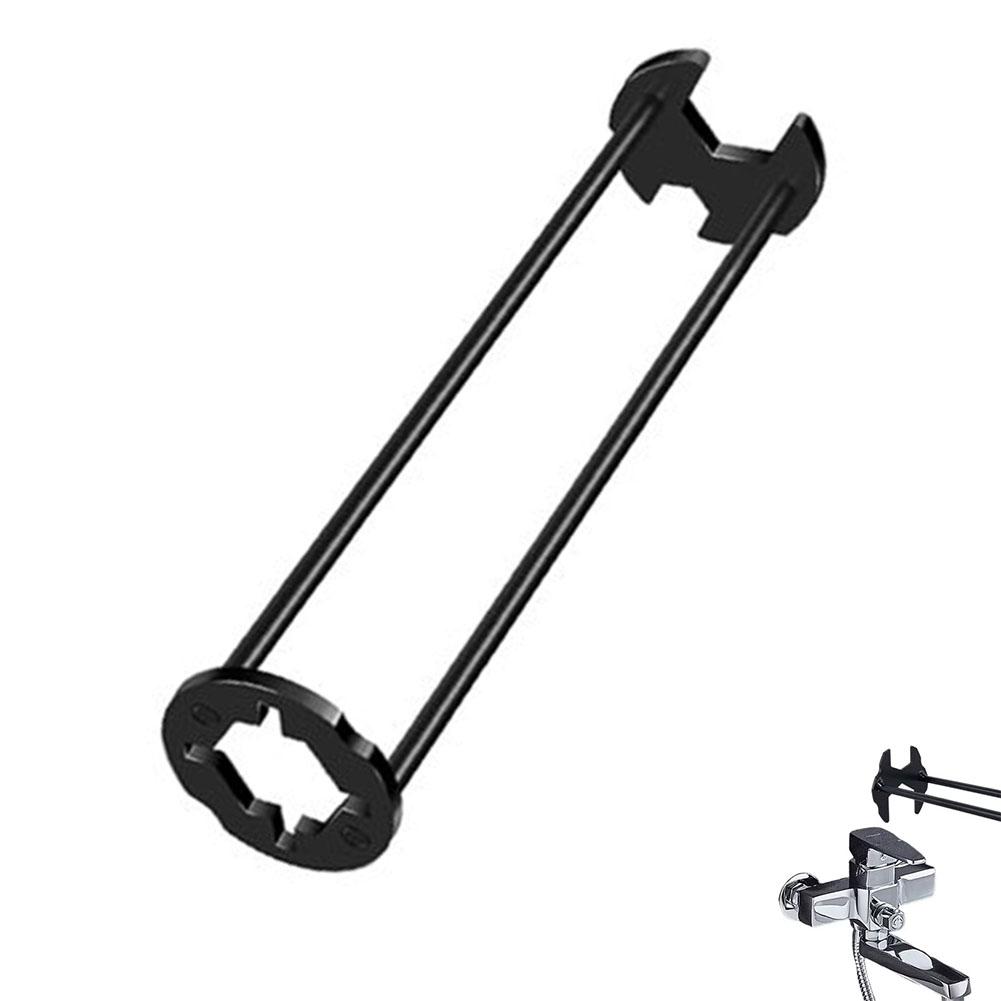 5-in-1 Sink Wrench Multifunctional Carbon Steel Faucet Key Plumbing Pipe Wrench Bathroom Kitchen Sink Repair Set Hardware Tools