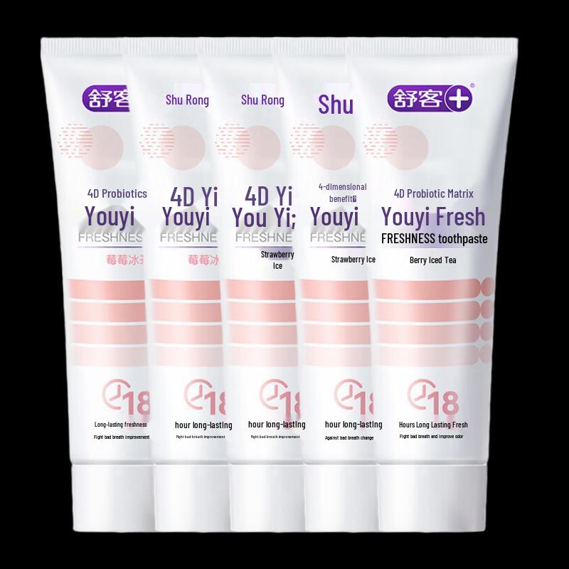 Shuke Probiotic Toothpaste (Strawberry Iced Tea Flavor)