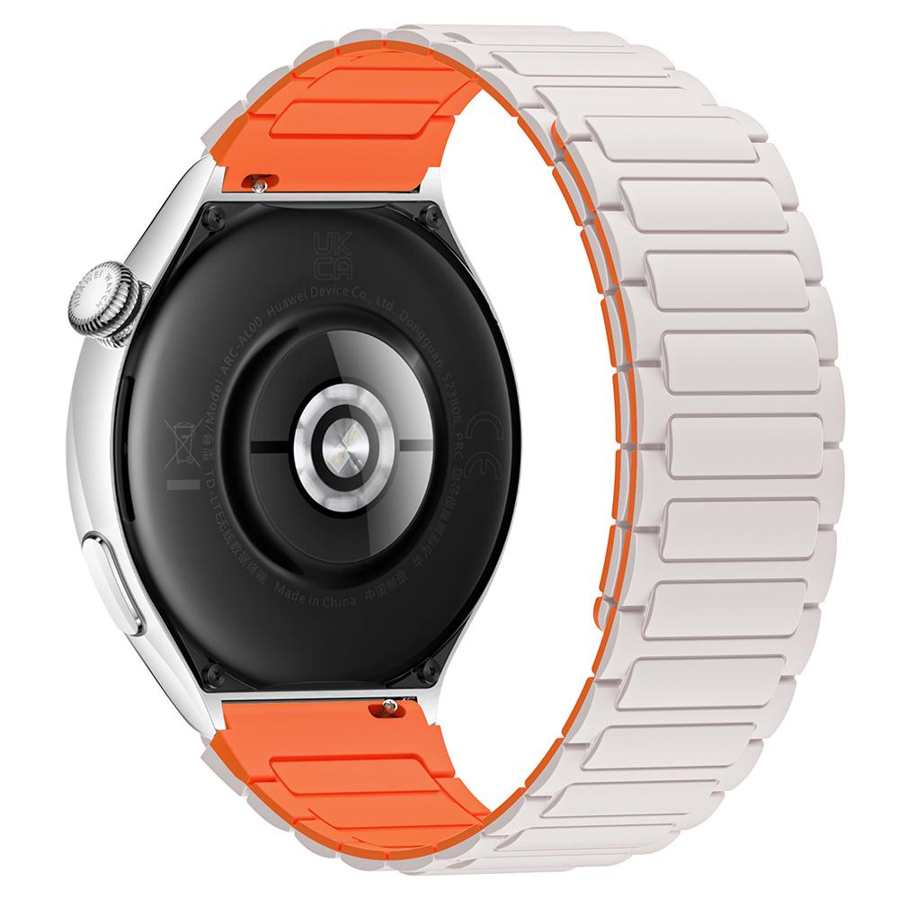 Silikon Uhrenarmband für Huawei Watch 4/4 Pro/GT 4 46mm Magnetisches Armband