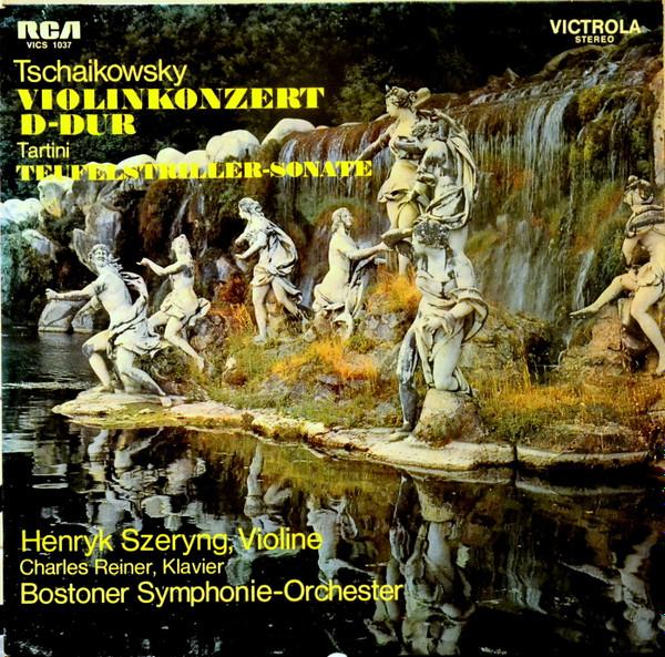 LP Record CHARLES MUNCH BOSTON SYMPHONY ORC Tchaikovsky Violin Concerto In D VICS1037 RCA Victrola Germany Classical Used