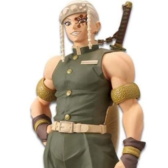 BANPRESTO Demon Slayer: Kimetsu No Yaiba Figure: Kizuna No Sou 12th Form Uzui Tengen Sepia Color Ver.