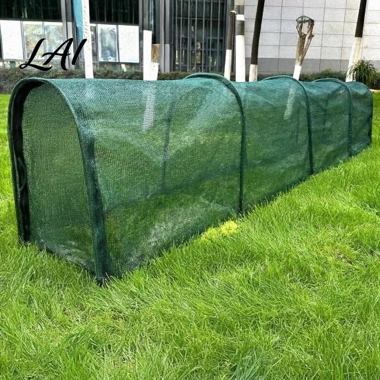Protective Mesh Net for Chickens Foldable Chicken Tunnel Portable Poultry Run Instant Setup Predator Safe Enclosure Outdoors Proof Run Outdoor Yard
