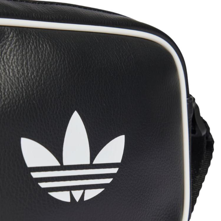 New Adidas Originals Polyurethane Shoulder Bag, Crossbody Bag Unisex Black JX0230