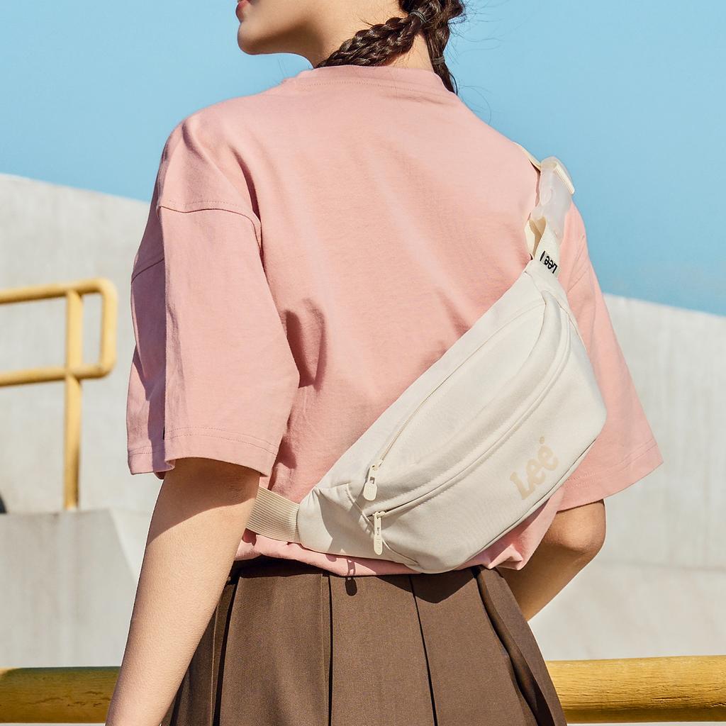 New Lee Denim Waist Bag Chest Bag Women's Sea Salt Gray/Cream White/Denim Blue LE240065M-602