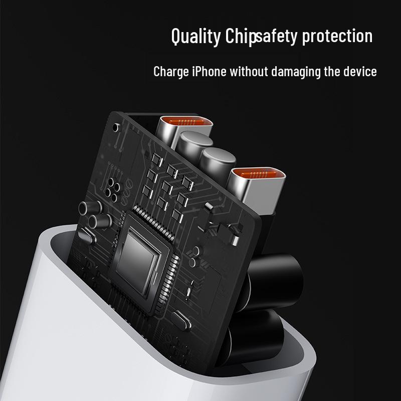 PD40W Dual USB-C Fast Charger for Apple Devices - US/EU Standard, Dual Port