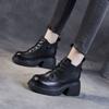 New Style Shoes, Thick-soled Boots, Women's Shoes, Versatile Retro Single Boots, Height-increasing Women's Boots