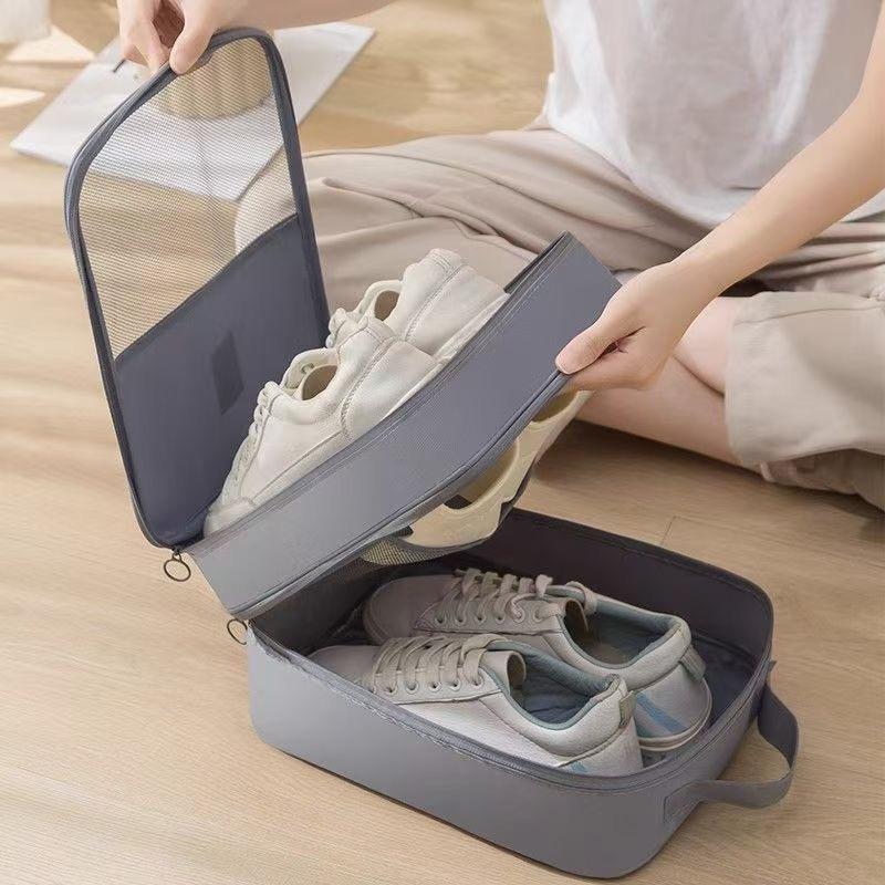 Shoe Bags for Travel Holds 3 Pair of Shoes Portable Storage Bag Organizer Travel Luggage Shoe Organizer for Women and Teenager