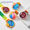 Medalhas e Placas Gravadas em Cristal para Competições Escolares de Esportes e Artes