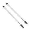 2pcs Silver Double Ended Brow Brush Soft Hair Makeup Spiral Eyebrow Eyelash Brush Cosmetic Tool