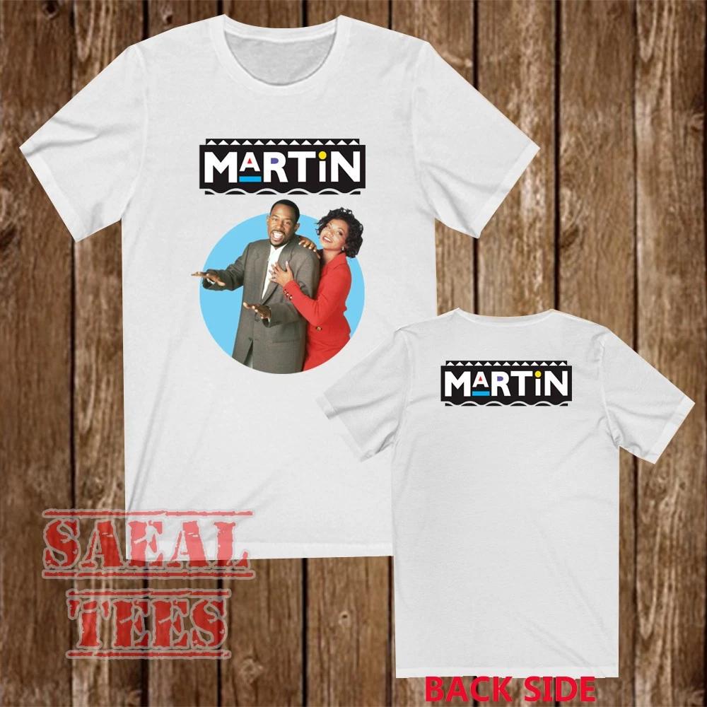 Мужская белая футболка из сериала «Мартин» Размеры S-5XL XXXL