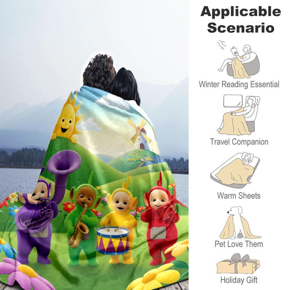 Teletubbies Blanket, High quality Comfortable for All Seasons, Home Decor, Warmth and Comfort