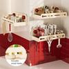 Adjustable Divider Wall Mounted Spice Organizer Hanging Bathroom Stand  Condiment