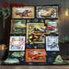 Salamander Art Compilation 2D Flat Pattern Flannel Blanket, High Quality All Seasons, Home Decor, Warmth and Comfort, Perfect for Christmas Gifts.