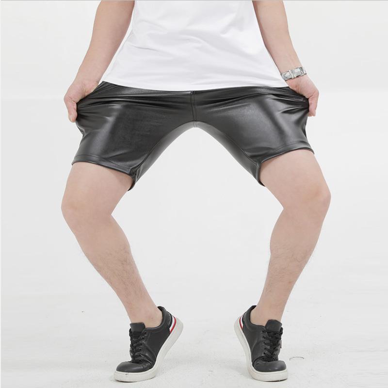 Buy Leather Shorts Men Summer Fashion 