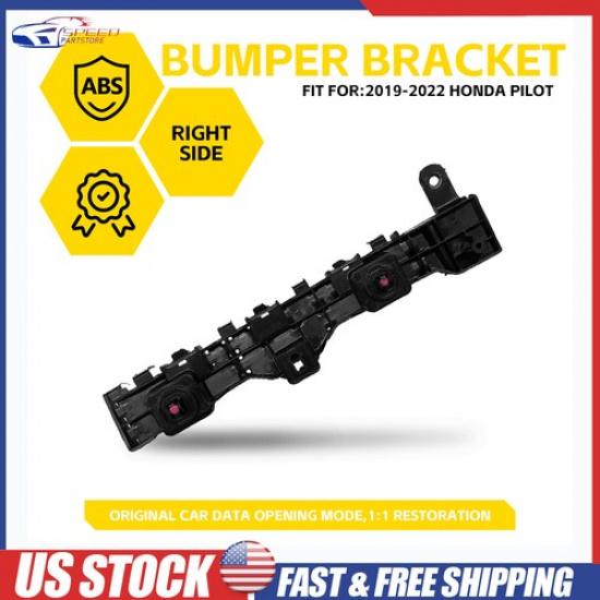 Передний кронштейн крепления бампера справа, комплект, черный, для Honda Pilot