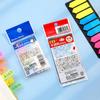 1pcs Translucence Color Sticky Memo PET Fluorescent Notes Pad Adhesive Planner Diary Stickers Index Post