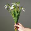 5 Stück/Bund Seidenblütenblätter Simulation Blumenstrauß Simulation Narzissenblüte Heimdekoration