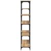 Artisan Oak Bookshelf 99 x 35.5 x 176 cm Particleboard