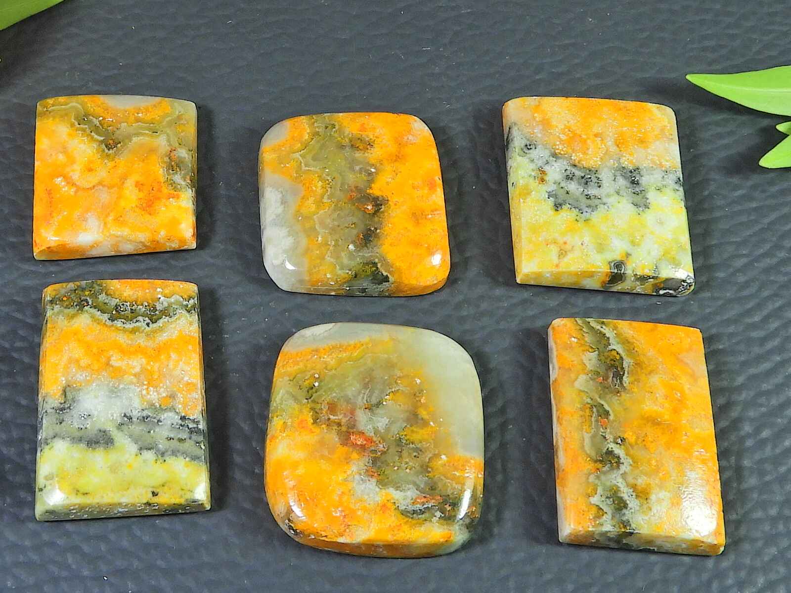 

19-23 мм желтый яшмовый восьмиугольный кабошон драгоценный камень лот 6 шт RQ-2917