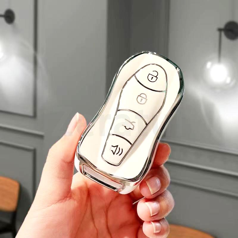 Fashion Tpu Auto Accessories Car Remote Key Cover Case Shell Fob For Geely Azkarra Fy11 Atlas Pro New Emgrand Gs X6 Suv Ec7