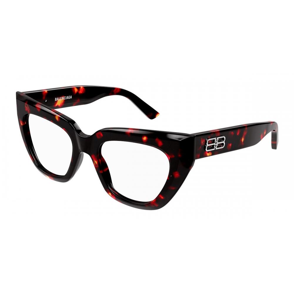 

Balenciaga Women Eyeglasses Bb0238o 005 Red Tortoise/50-19-140