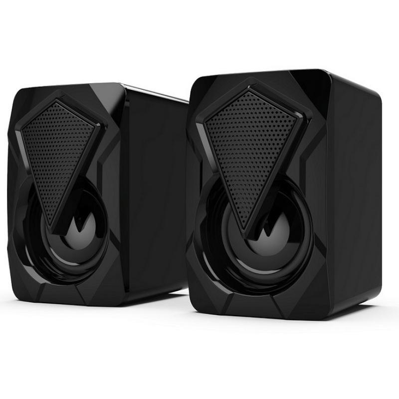 Heavy Subwoofer X2 Colorful Lights Effect Rgb Speaker Computer Stereo Multimedia Usb Heavy Subwoofer