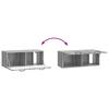 Wall Mounted TV Cabinet Grey Sonoma 78.5 x 31 x 30 cm