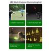 5pcs LED Badminton Shuttlecocks Dark Night Glow Birdies Lighting Switch Control Elastic Goose Feather Lighting Shuttlecocks