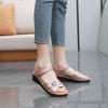 Sandales pour femmes portant des semelles souples d'été, talons inclinés antidérapants, chaussures de travail de plage à fond plat, sandales en plastique pour femmes