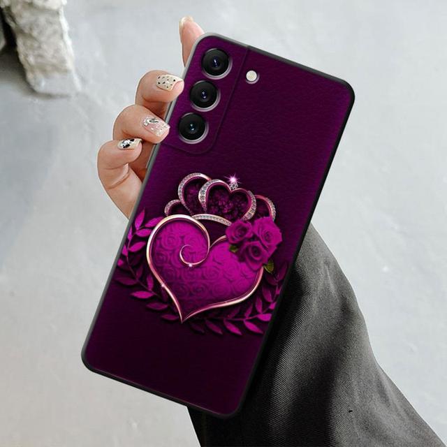 

Чохол для телефону Girl Women Butterfly Crown Love для Samsung Galaxy S23 S22 S21 S20 Fe Ultra S10 S9 S8 Plus Note 20ultra 10plus For Samsung S23Ultra