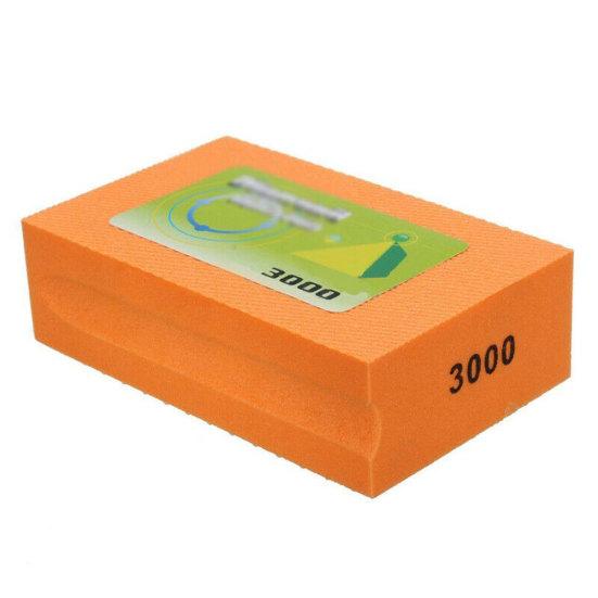 60-3000 Grit Diamond Hand Polishing Pad Block Granite Marble Glass Grinding