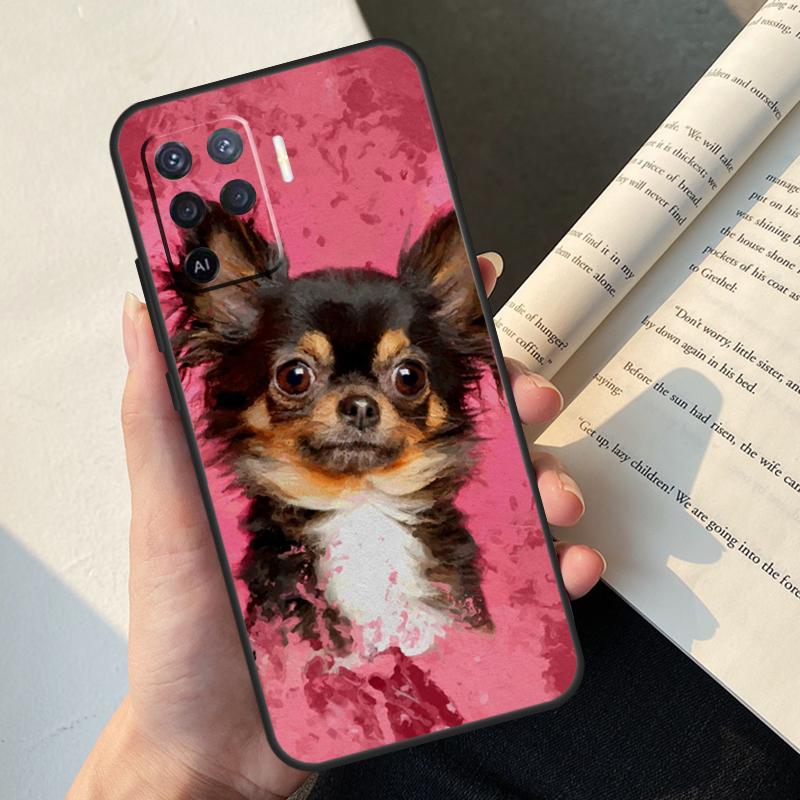 

Chihuahua Dog Case For Oppo A80 A60 A40 A78 A38 A18 A98 A58 A96 A76 A16 A94 A74 A54 A15 A17 A57 A77 A5 Pro OPPO A18 4G