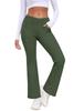 YIRUIYA Flared Yoga Winter Stretch Flared Leggings with Perfect for and Travel Women's Leggings, Fleece-Lined, High-Waisted, Sportswear, Pockets,
