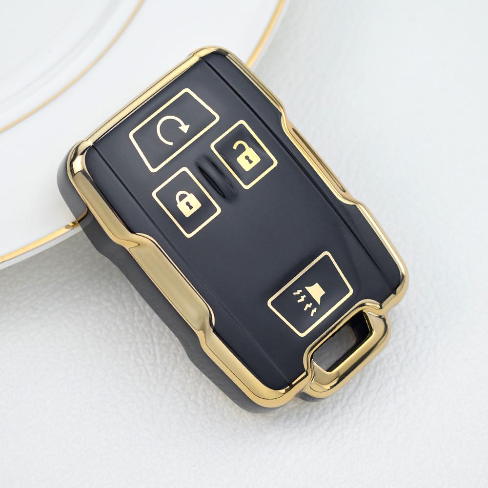 New Car Key Cover Case fob For Chevrolet Suburban Silverado GMC Terrain Yukon Tahoe Sierra Smart Auto Accessories Key Ring