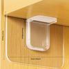 Contemporary Plastic Adhesive Hooks, Wall Mount Shelf Supports, Easy Install No-Drill Hanging Organizers, Load-Bearing Upgrade, Utility Hooks