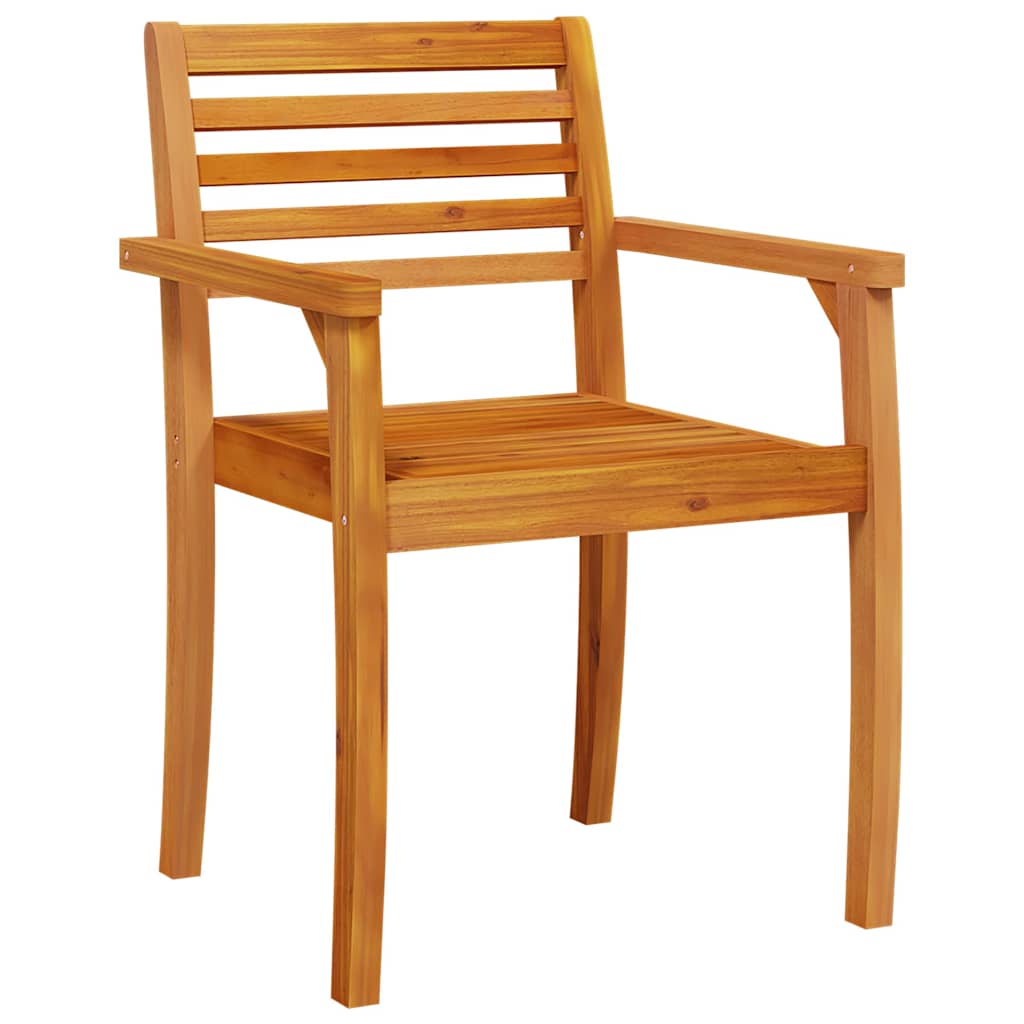 Garden Dining Set 3 pcs Brown Solid Acacia Wood