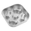 Bol pour chien à alimentation lente en acier inoxydable Animal de compagnie Anti-étouffement Protection de la colonne vertébrale Utilisation double face anti Renversement Bol pour chat