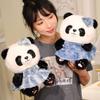 Cute Cute Denim Skirt Panda Doll Plush Toy Zoo Black And White Panda Doll Children'S Doll Doll