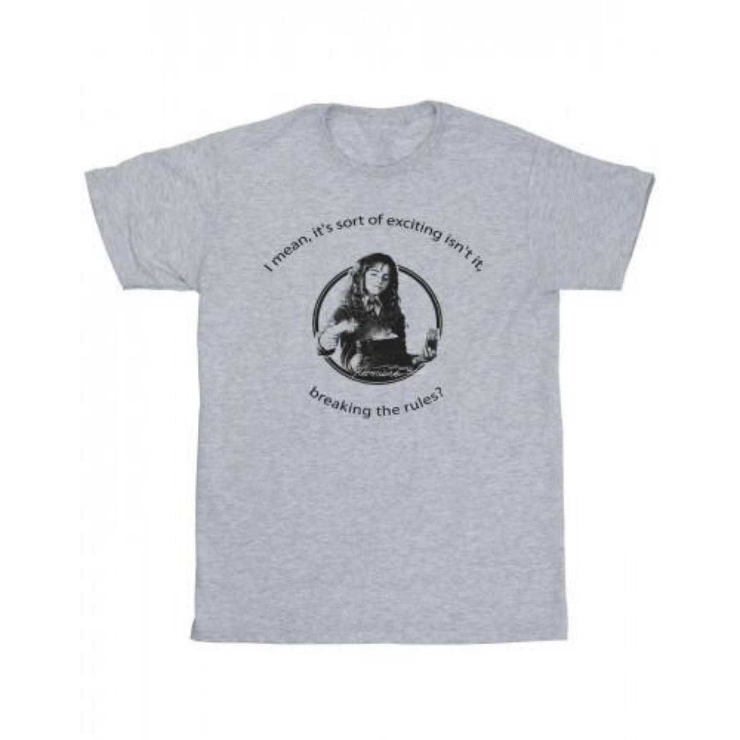 HARRY POTTER Mens Hermione Breaking The Rules T-Shirt XXXXL