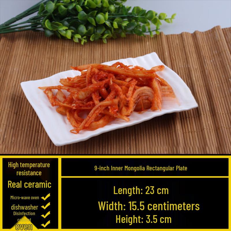 Irregular White Ceramic Dinner Plate