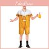 Theme Mens Beer Performance Suit Dress Cosplay Costume Halloween Gift Party